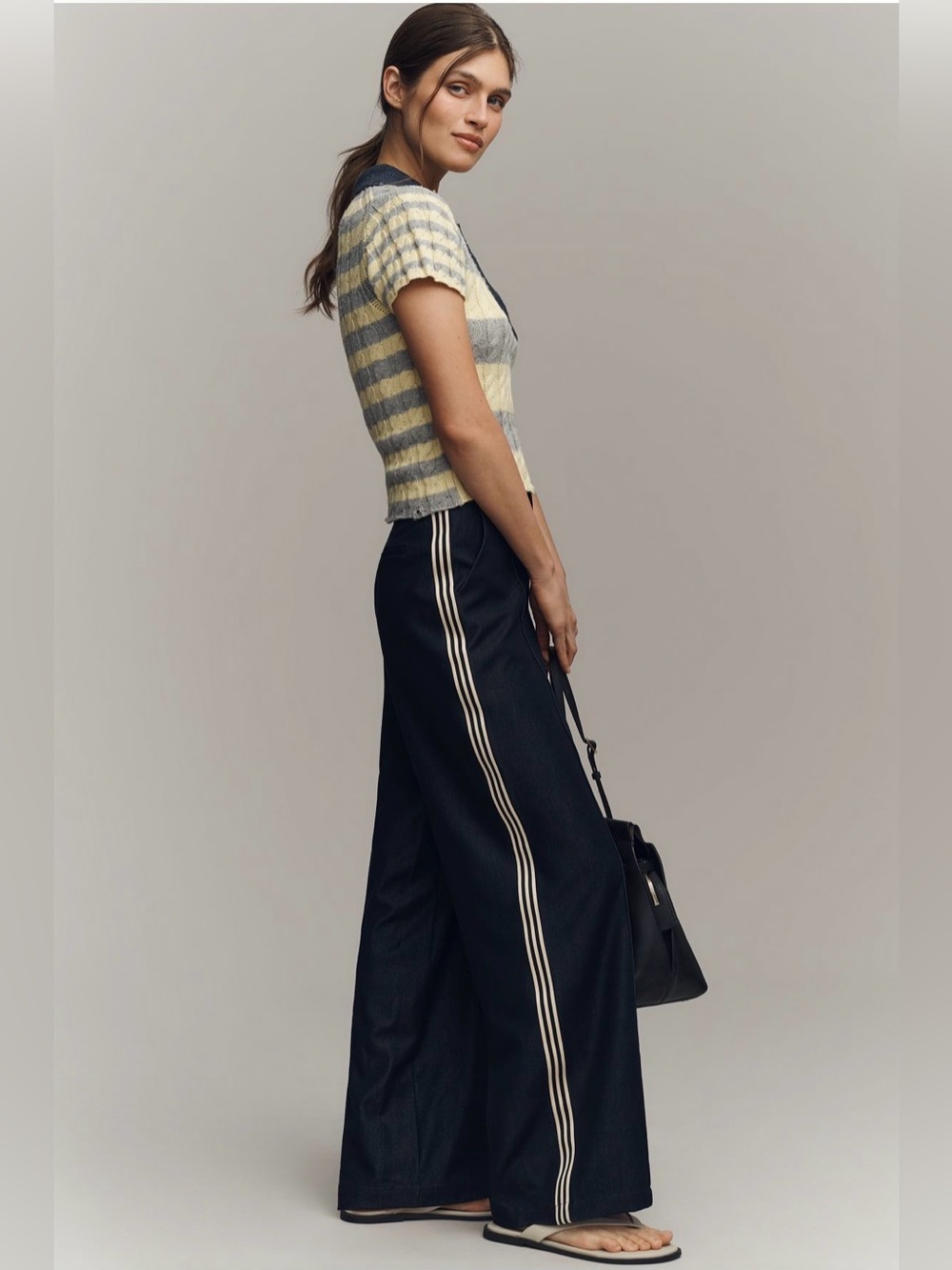 Anthropologie Bishop + Young Tailored Track Trousers